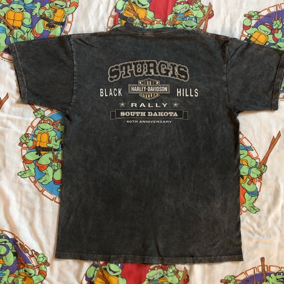 Vintage 2000 Harley Davidson Sturgis Rally T Shirt Mens Large Made in USA - Picture 6 of 8